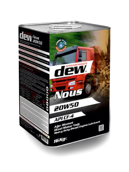 Dew Nous 20w50 Ağır Hizmet Motor Yağı 16kg tnk