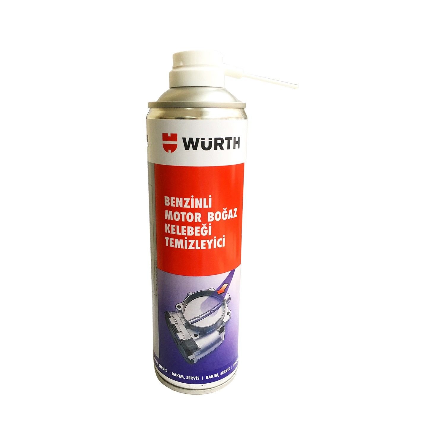 Würth Benzinli Motor Boğaz Kelebeği Temizleyici 500 Ml