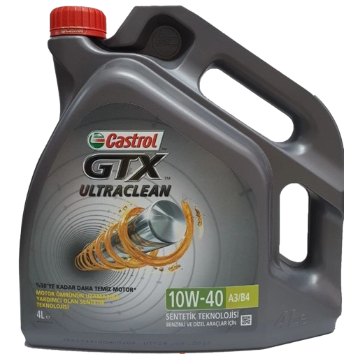 Castrol GTX Ultraclean 10W-40 - 4 L Motor Yağı