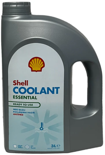 Shell Coolant Essential 4 Mevsimlik Mavi Antifriz 3 Litre