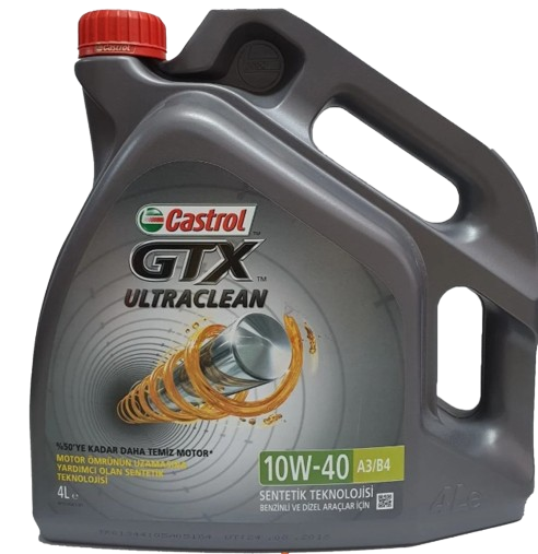 Castrol GTX Ultraclean 10W-40 - 4 L Motor Yağı