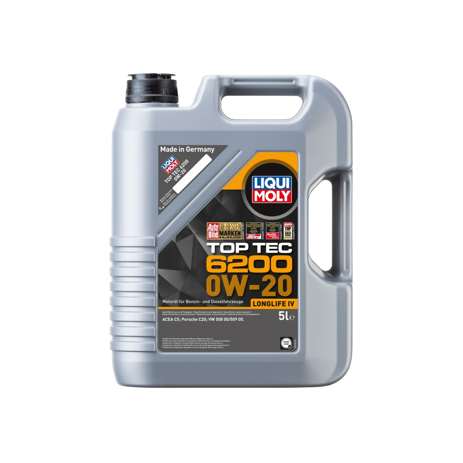 Liqui Moly Top Tec 6200 0W-20 Motor Yağı 5Lt (20789)