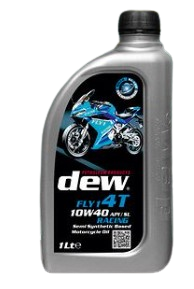 Dew Fly1 4T 10w40 Racing Sentetik Motorsiklet Yağı 1LT