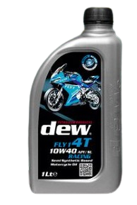 Dew Fly1 4T 10w40 Racing Sentetik Motorsiklet Yağı 1LT