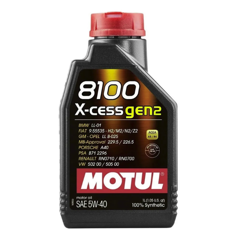 MOTUL Motul 8100 X-Cess Gen 2 5W40 1 Lt Motor Yağı