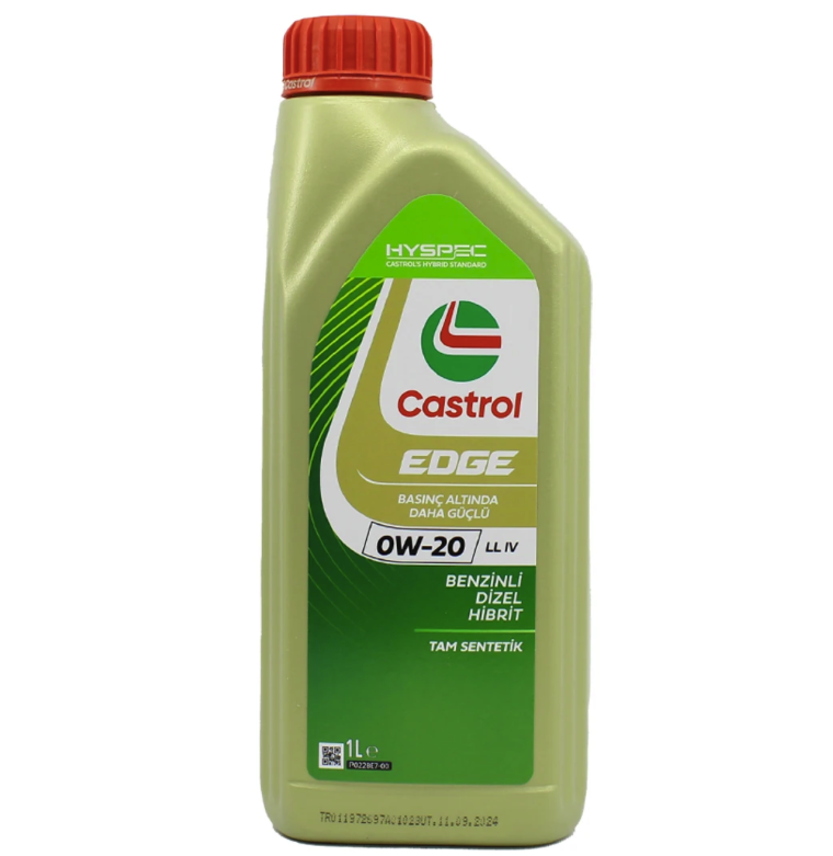 CASTROL Castrol Edge 0W20 LL IV 1 Lt Motor Yağı
