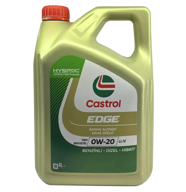 CASTROL Castrol Edge 0W20 LL IV 4 Lt Tam Sentetik Partiküllü Motor Yağı