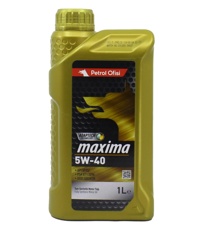 PETROL OFİSİ Petrol Ofisi Maxima 5W40 1 Lt Tam Sentetik Motor Yağı