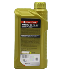 PETROL OFİSİ Petrol Ofisi Maxima CX 5W30 1 Lt Tam Sentetik Partiküllü Motor Yağı