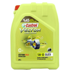 CASTROL Castrol Vecton Long Drain 5W30 E6/E9 20 Lt Partiküllü Motor Yağı