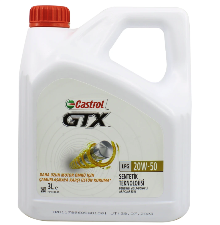 CASTROL Castrol GTX LPG 20W50 3 Lt Motor Yağı