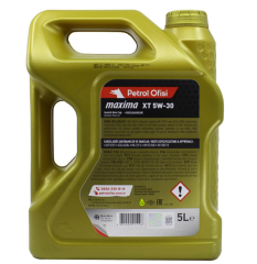 PETROL OFİSİ Petrol Ofisi Maxima XT 5W30 5 Lt Tam Sentetik Motor Yağı