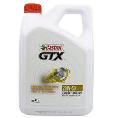CASTROL Castrol GTX 20W50 4 Lt Sentetik Motor Yağı
