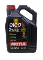 Motul 8100 X-clean Efe C2/c3 5w-30 Partiküllü Tam Sentetik Motor Yağı 4 Litre