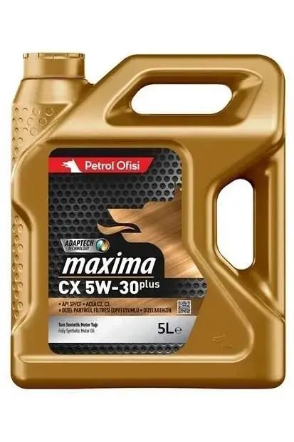 Petrol Ofisi Maxima Cx 5w30 Partiküllü Motor Yağı 5 Litre