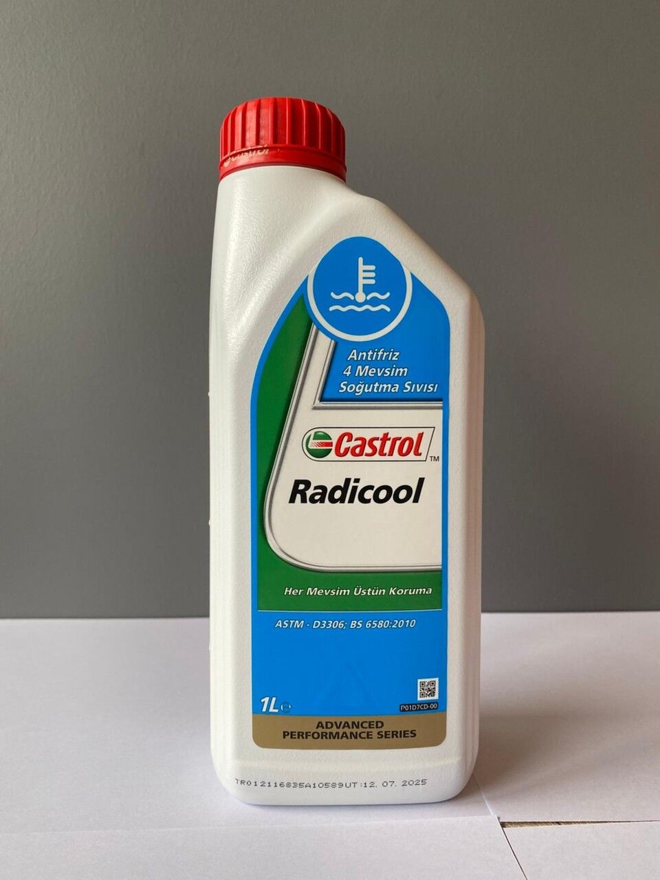 Castrol Radicool Inorganik Mavi Renkli 1 Litre Antifriz (07/2025 Üretim)