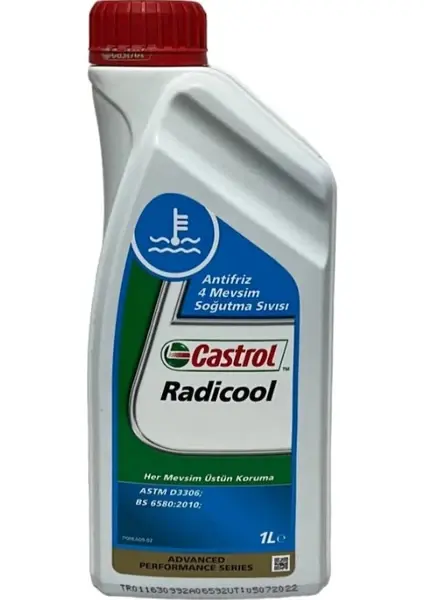 Castrol Radicool Antifriz 1 Litre Mavi Renkli Yüksek Performanslı Soğutma Sıvısı
