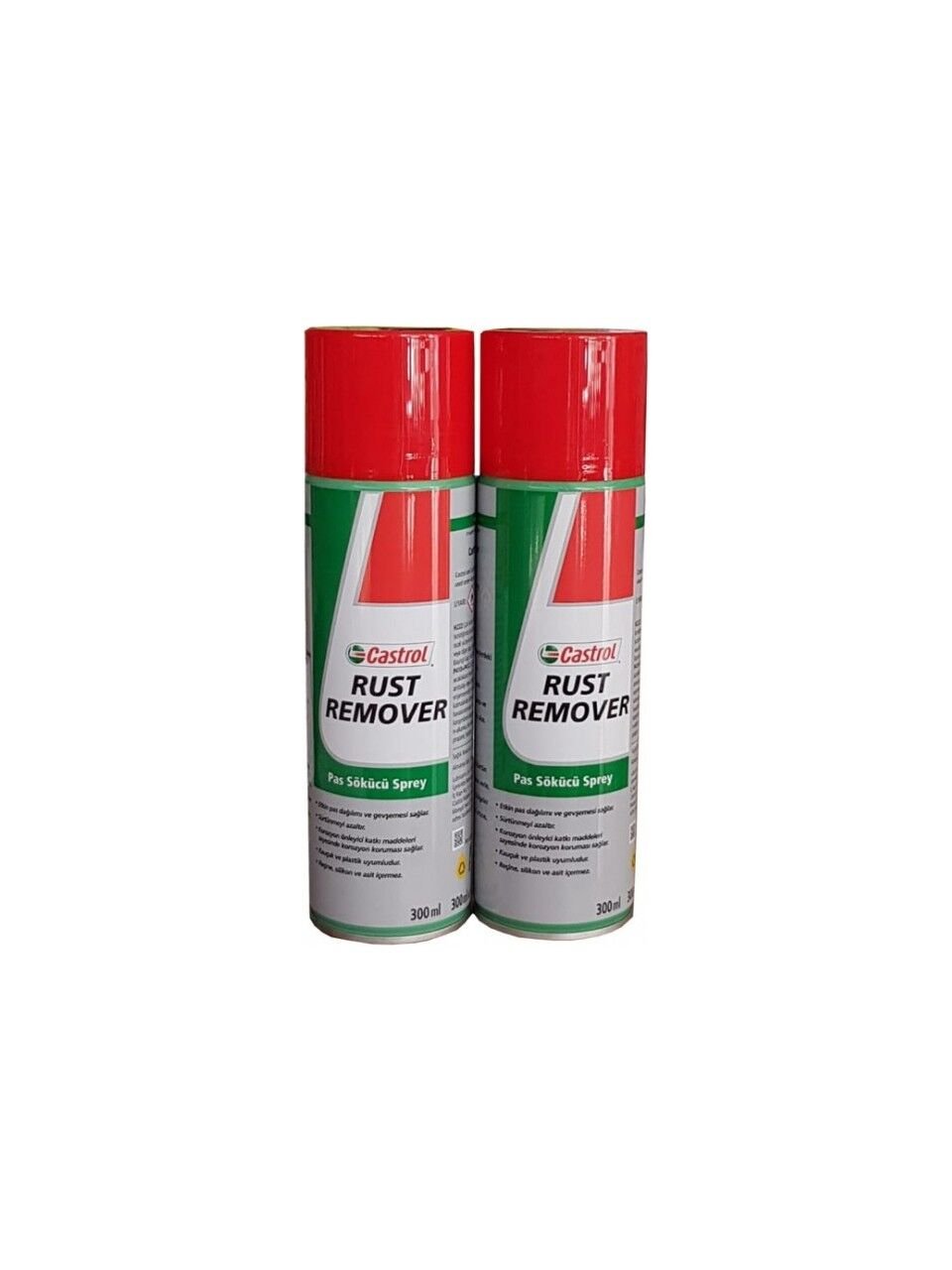Castrol Rust Remover Pas Sökücü 300 ml 2'li SET