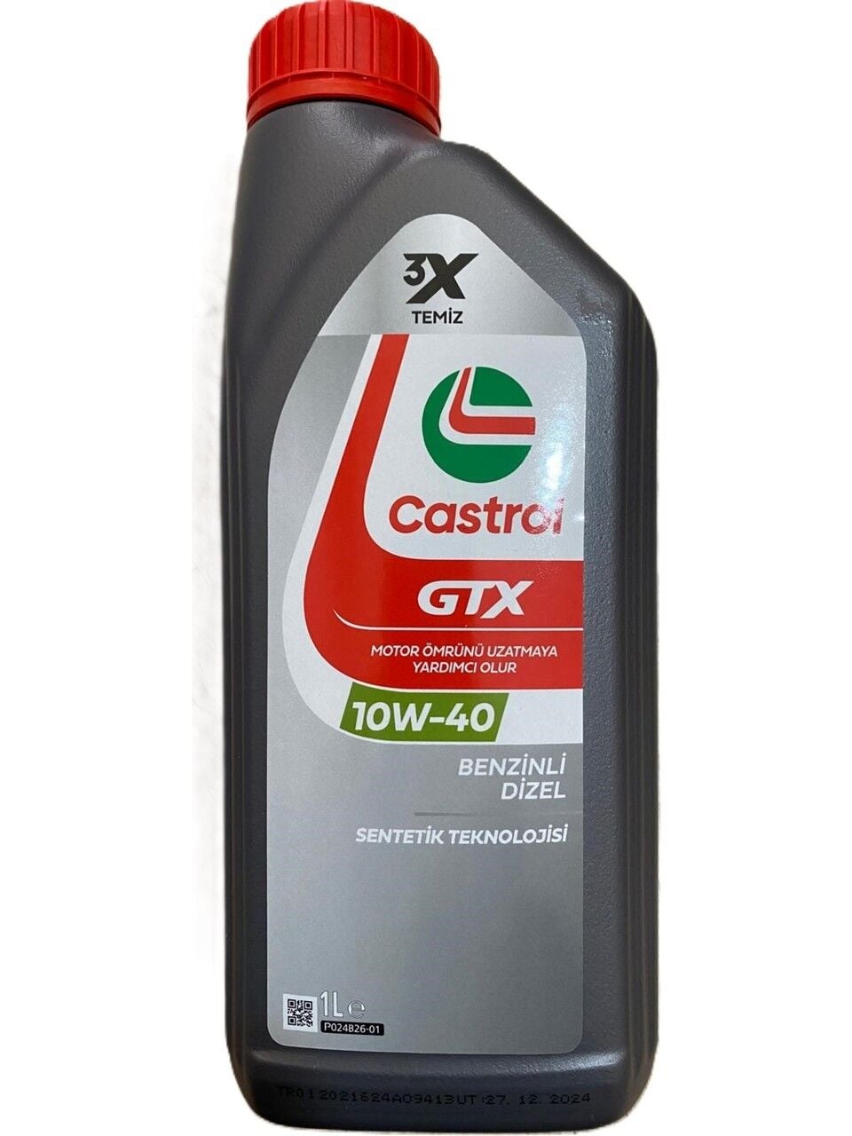 Castrol GTX 10W-40 1 Litre Motor Yağı